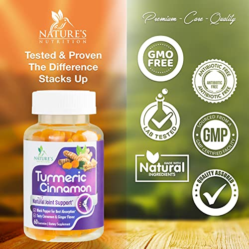 Foto 4 pulgar | Gomitas de Cúrcuma Supplement Nature's Nutrition 60 Gomitas - Venta Internacional