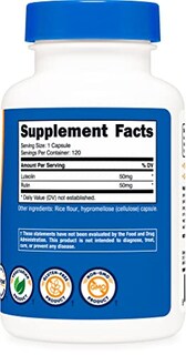 Foto 4 | Suplemento De Luteolina Nutricost Con Complejo De Rutina 100 Mg 120 C - Venta Internacional.