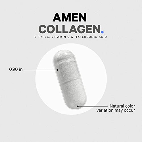 Foto 7 pulgar | Cápsulas De Colágeno Amen Multi Con Ácido Hialurónico Y Vitamina C - Venta Internacional.