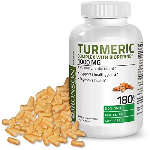 Foto 2 pulgar | Suplemento De Curcumina De Cúrcuma Bronson 1000 Mg Con Bioperine - Venta Internacional.
