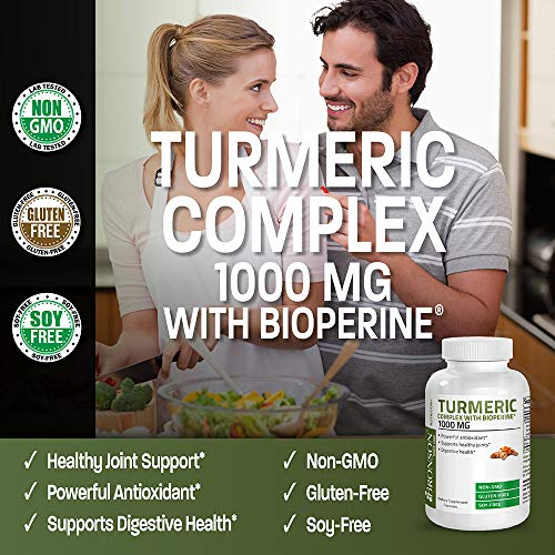 Foto 4 pulgar | Suplemento De Curcumina De Cúrcuma Bronson 1000 Mg Con Bioperine - Venta Internacional.