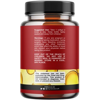 Foto 2 | Cápsulas Blandas de Aceite de Hígado de Bacalao Islandés Supplement Natures Craft - Venta Internacional