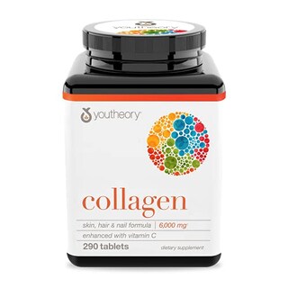 Foto 1 | Colágeno Youtheory Con Vitamina C Para El Cabello 180 Comprimidos - Venta Internacional.