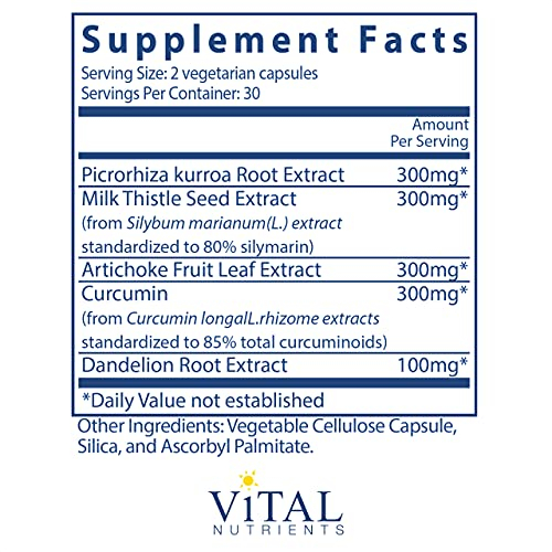 Foto 2 | Suplemento Vital Nutrients Liver Support Ii 60 Cápsulas - Venta Internacional.
