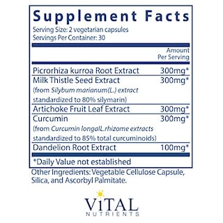 Foto 2 | Suplemento Vital Nutrients Liver Support Ii 60 Cápsulas - Venta Internacional.