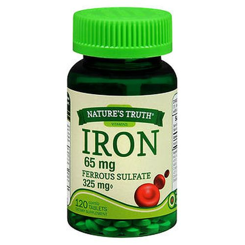 Foto 2 pulgar | Suplemento De Hierro Nature's Truth Sulfato Ferroso 65 Mg 120 Cápsulas - Venta Internacional.