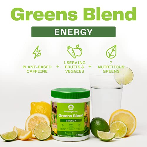 Foto 4 pulgar | Super Greens Powder Amazing Grass Energy, 30 Porciones - Venta Internacional.