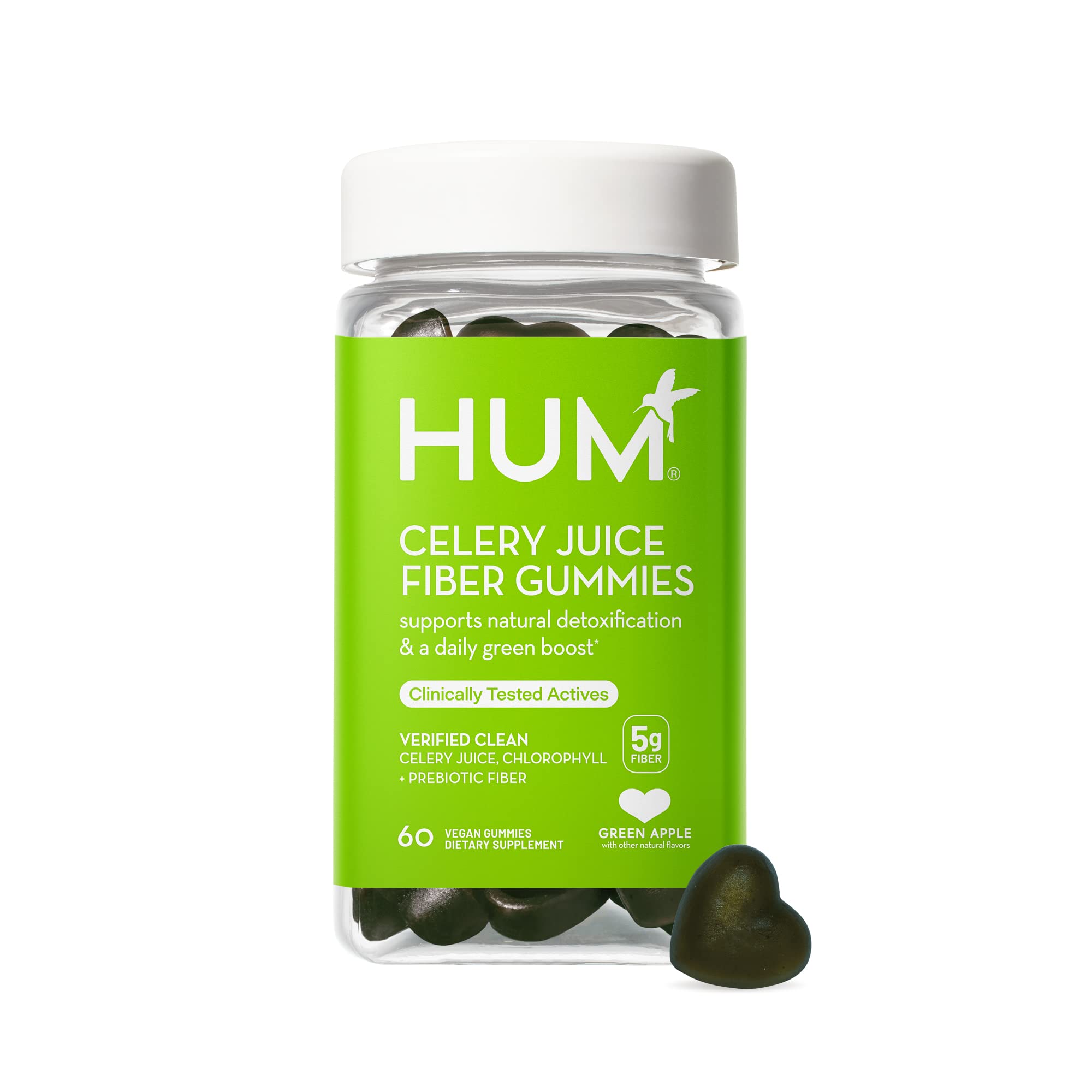 Foto 2 pulgar | Jugo De Apio Gummies Hum Con Fibra Prebiótica Para La Salud Intestinal - Venta Internacional.