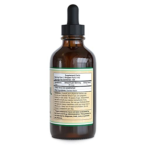 Foto 3 pulgar | Suplementos De Madera Doble Líquida De Plata Coloidal 120 Ml 20 Ppm - Venta Internacional.