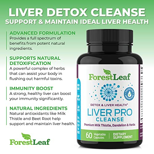 Foto 5 pulgar | Suplemento Limpiador Desintoxicante Para El Hígado Forestleaf Proliver 60 Ml - Venta Internacional.