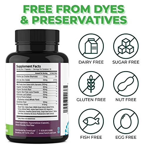 Foto 6 | Suplemento Limpiador Desintoxicante Para El Hígado Forestleaf Proliver 60 Ml - Venta Internacional.