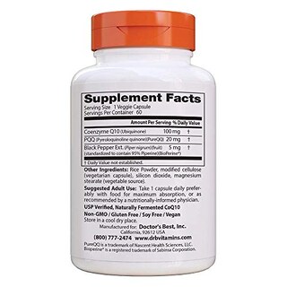 Foto 2 | Supplement Doctor's Best Coq10 + Pqq De Alta Absorción 60 Cápsulas - Venta Internacional.