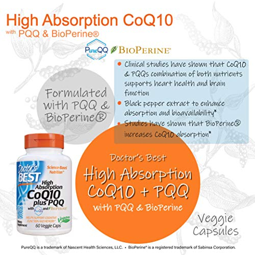 Foto 8 pulgar | Supplement Doctor's Best Coq10 + Pqq De Alta Absorción 60 Cápsulas - Venta Internacional.