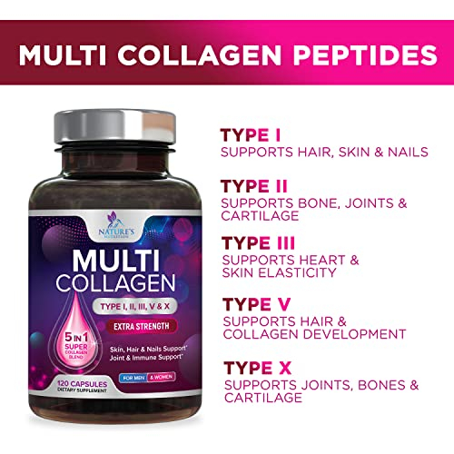 Foto 4 pulgar | Suplemento De Colágeno Nature's Nutrition 1000 Mg 120 Cápsulas - Venta Internacional.