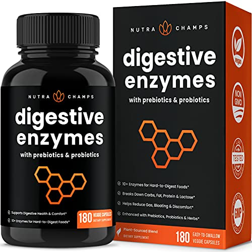 Suplemento De Enzimas Digestivas Nutrachamps Con Probióticos 180 S - Venta Internacional.