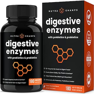 Foto 1 | Suplemento De Enzimas Digestivas Nutrachamps Con Probióticos 180 S - Venta Internacional.