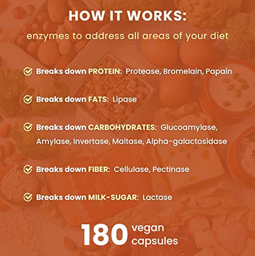 Foto 5 | Suplemento De Enzimas Digestivas Nutrachamps Con Probióticos 180 S - Venta Internacional.