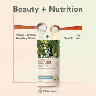 Foto 3 | Colágeno En Polvo Plantfusion Vegan Vanilla 340 Ml - Venta Internacional.