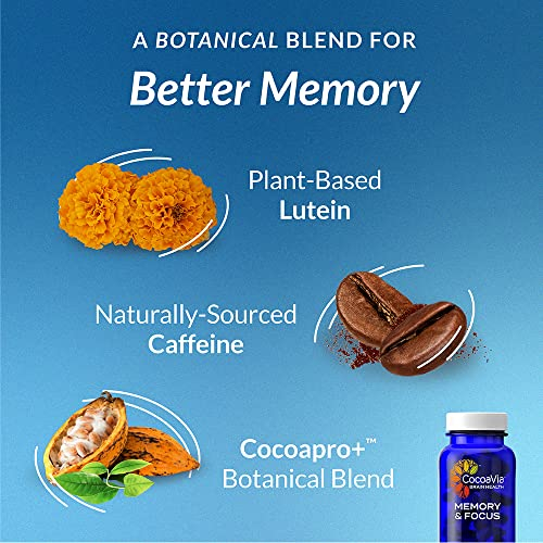 Foto 4 pulgar | Suplemento CocoaVia Memory & Focus Brain 3 Frascos con 30 Cápsulas C/U - Venta Internacional
