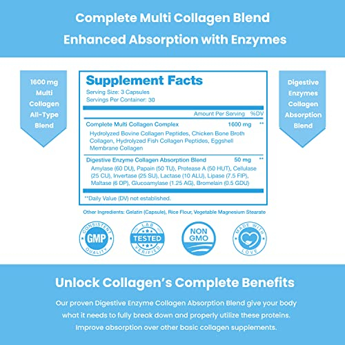 Foto 3 pulgar | Suplemento NutraChamps Multi Colágeno 2 Frascos con 90 Cápsulas C/U - Venta Internacional