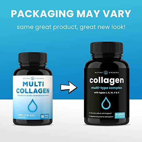 Foto 7 pulgar | Suplemento NutraChamps Multi Colágeno 2 Frascos con 90 Cápsulas C/U - Venta Internacional