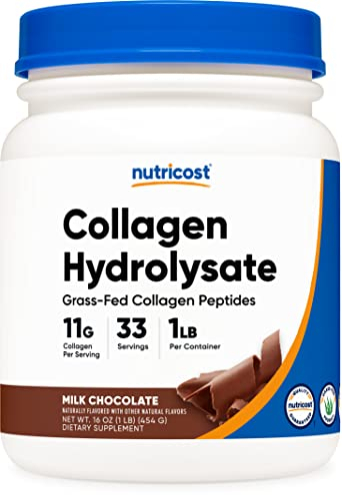 Foto 2 pulgar | Colágeno En Polvo Nutricost, Alimentado Con Pasto, 454 G, Sabor A Chocolate - Venta Internacional.