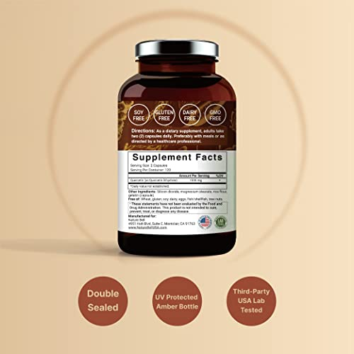 Foto 8 pulgar | Suplemento Naturebell Quercetina 1000 Mg 240 Cápsulas - Venta Internacional.