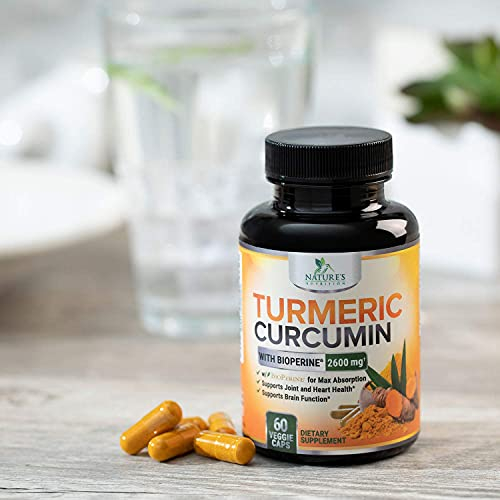 Foto 7 pulgar | Suplemento Nature's Nutrition, Cúrcuma Y Curcumina, 2600 Mg, 60 Ca - Venta Internacional.