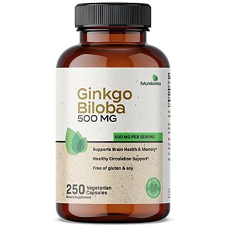 Foto 3 | Suplemento Futurebiotics Ginkgo Biloba 500 Mg 250 Cápsulas - Venta Internacional