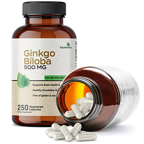 Foto 5 pulgar | Suplemento Futurebiotics Ginkgo Biloba 500 Mg 250 Cápsulas - Venta Internacional