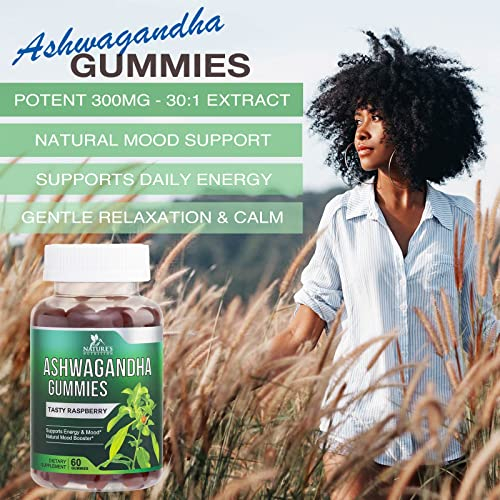 Foto 7 pulgar | Gomitas De Ashwagandha Supplement Nature's Nutrition 60 Unidades - Venta Internacional.