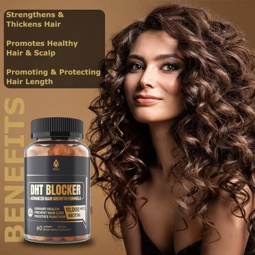 Foto 5 pulgar | Suplemento Para El Crecimiento Del Cabello Envy Deal Dht Blocker Gummies, 10000 Ml - Venta Internacional.