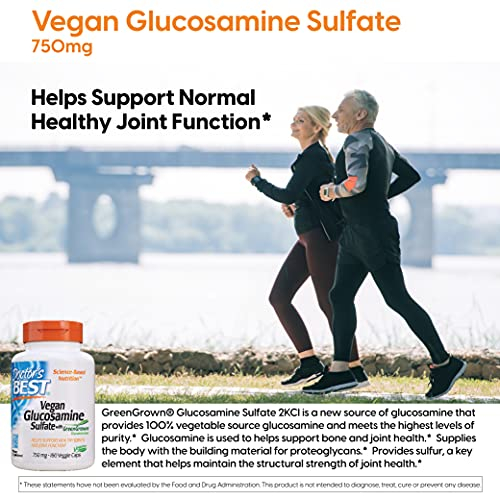 Foto 5 pulgar | Suplemento Doctor's Best De Sulfato De Glucosamina Vegano 750 Mg - Venta Internacional.