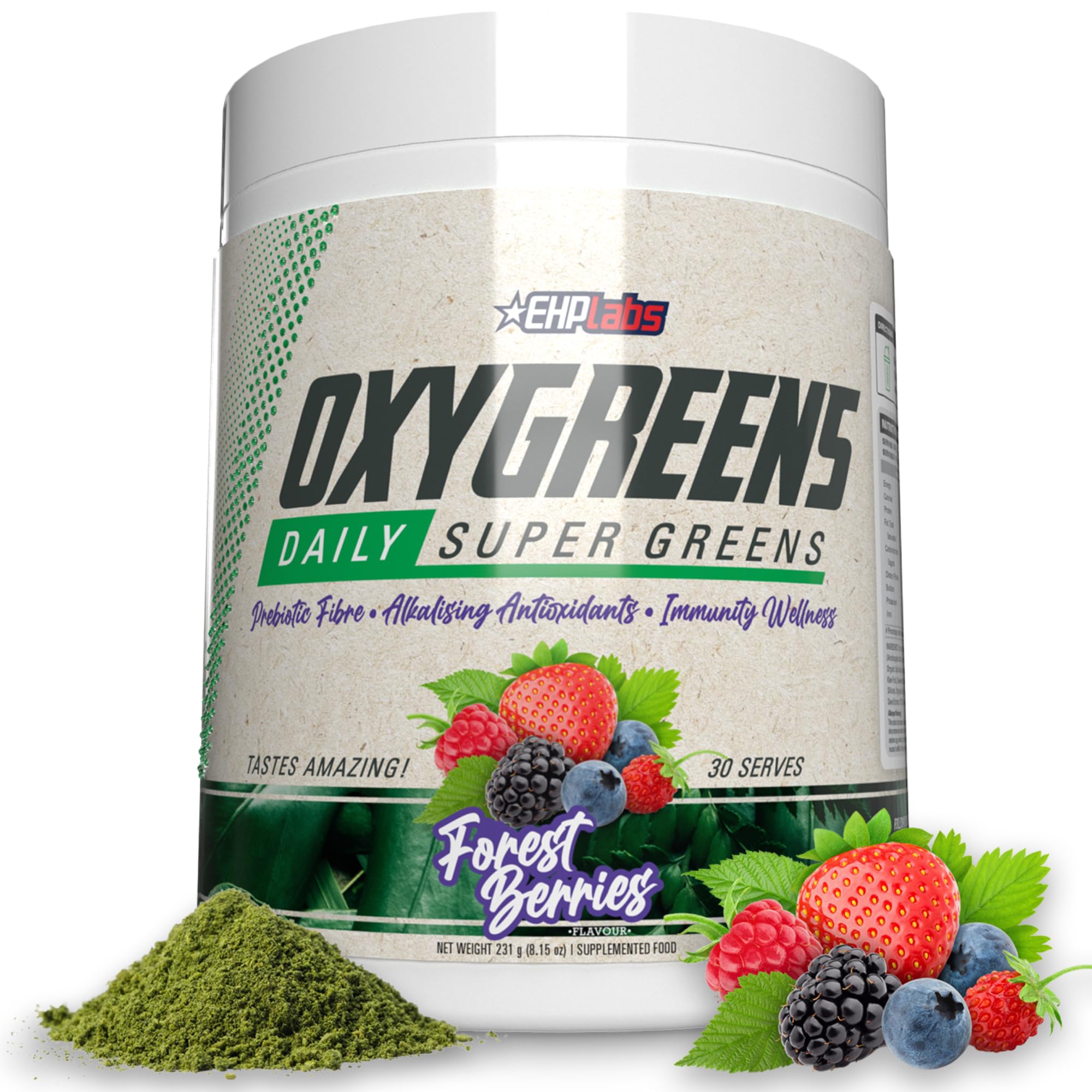 Foto 2 pulgar | Super Greens En Polvo Ehp Labs Oxygreens Con Espirulina 150 G - Venta Internacional