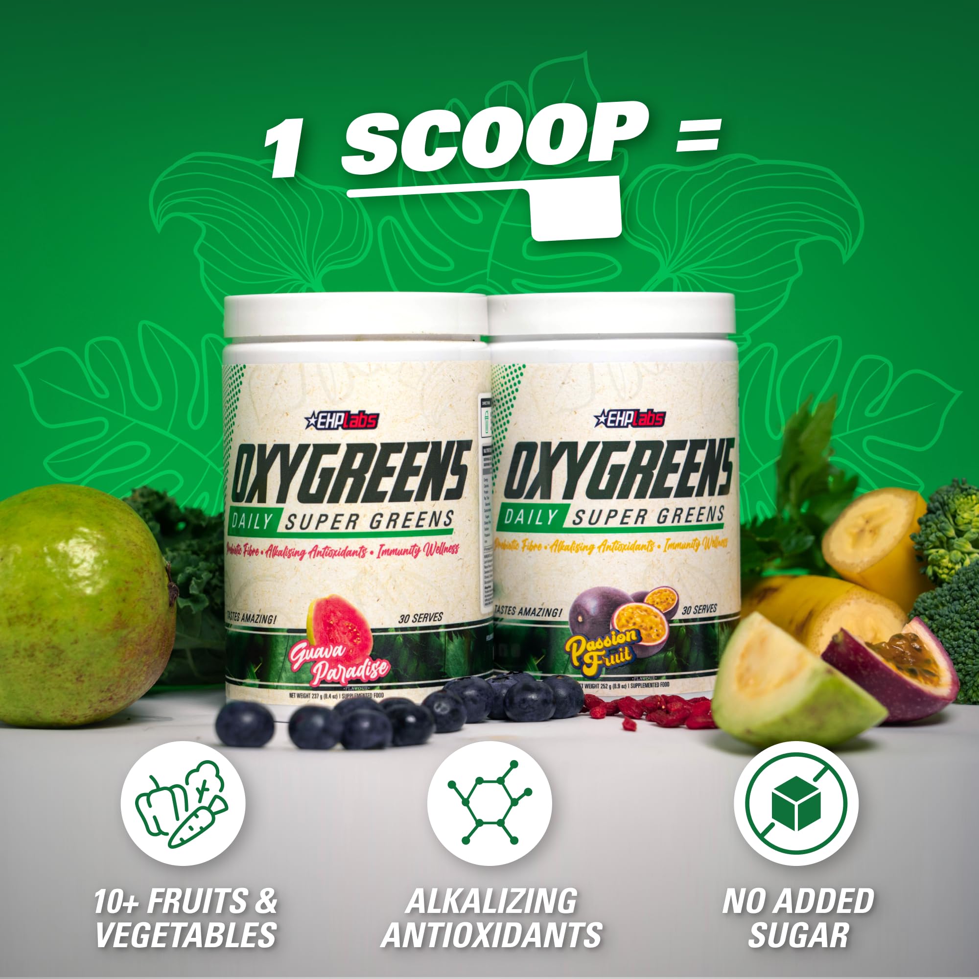 Foto 5 pulgar | Super Greens En Polvo Ehp Labs Oxygreens Con Espirulina 150 G - Venta Internacional