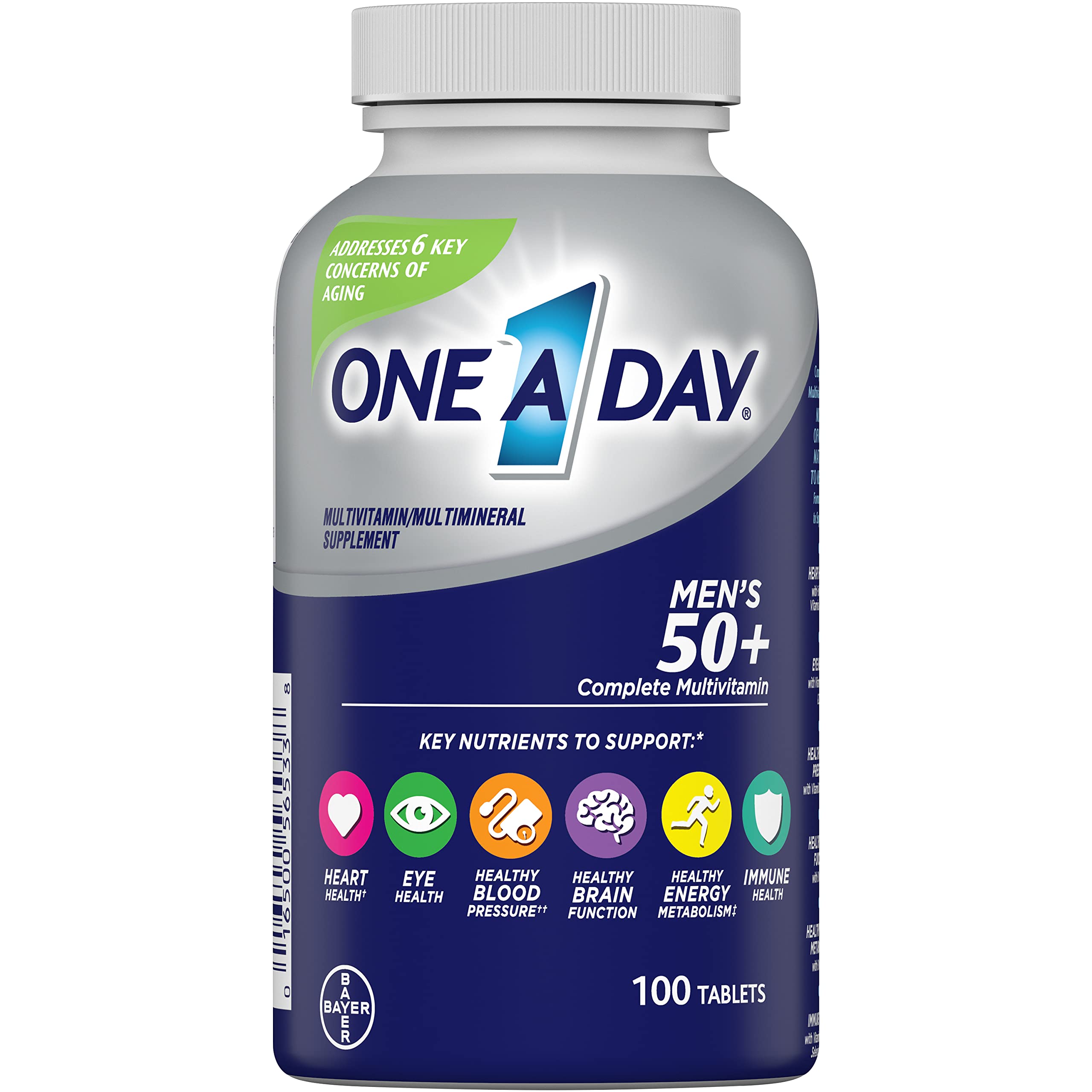 Foto 2 pulgar | Suplemento Multivitamínico One A Day Para Hombres De Más De 50 A 100 Tabletas - Venta Internacional.