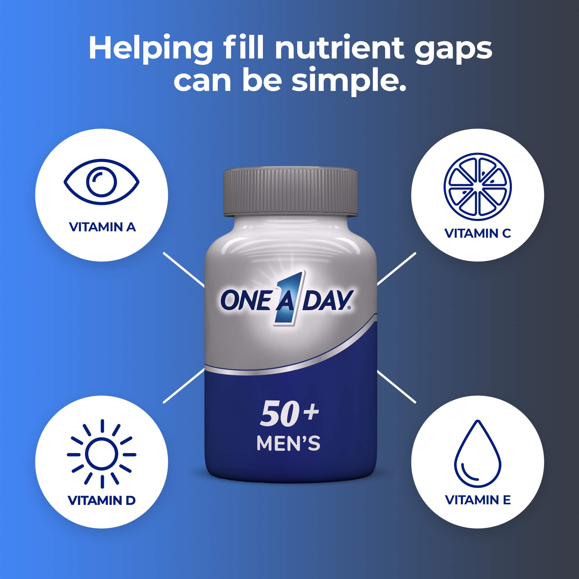 Foto 3 pulgar | Suplemento Multivitamínico One A Day Para Hombres De Más De 50 A 100 Tabletas - Venta Internacional.