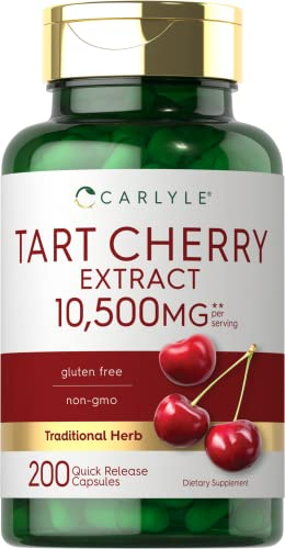 Foto 2 pulgar | Suplemento Carlyle Tart Cherry 200 Cápsulas De Máxima Potencia - Venta Internacional