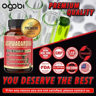 Foto 7 | Suplemento Agobi Cápsulas De Ashwagandha 5200 Mg 120 Unidades X2 - Venta Internacional