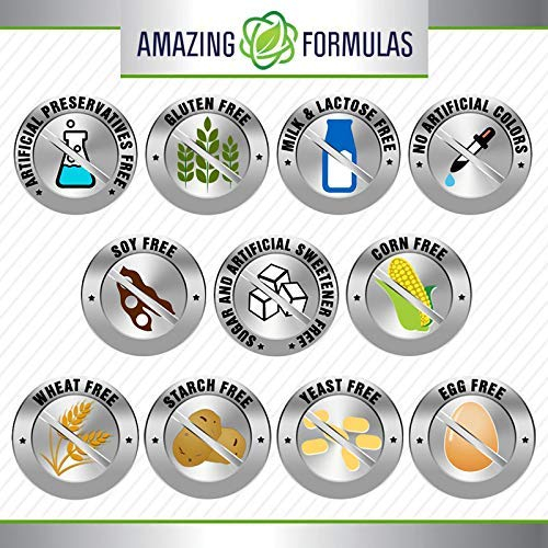 Foto 5 pulgar | Suplemento Dietético Amazing Formulas Lecithin 1200 Mg 240 Soft - Venta Internacional