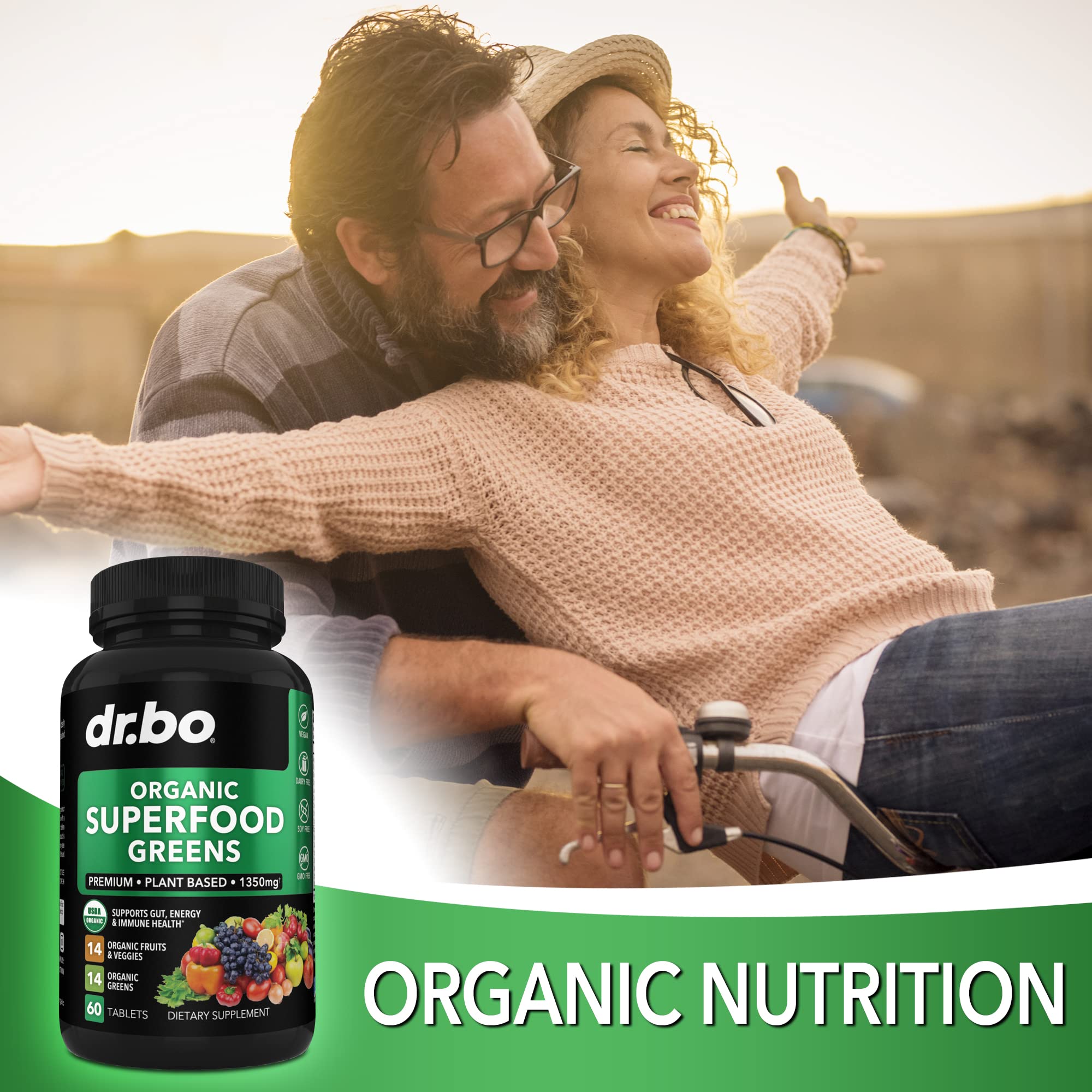 Foto 7 pulgar | Suplemento de Superalimentos Orgánicos Dr. Bo: Verduras Y Frutas - Venta Internacional