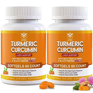 Foto 1 | Suplemento Envycure Cúrcuma y Curcumina 2000 mg Cápsulas Blandas 120 Unidades - Venta Internacional