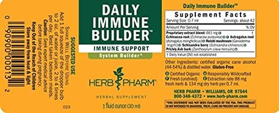 Foto 2 | Suplemento Herb Pharm Daily Immune Builder Herbal 60 ml - Venta Internacional