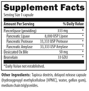 Foto 4 | Diseños de Suplementos para la Salud: Enzimas Digestivas Paleozyme - Venta Internacional