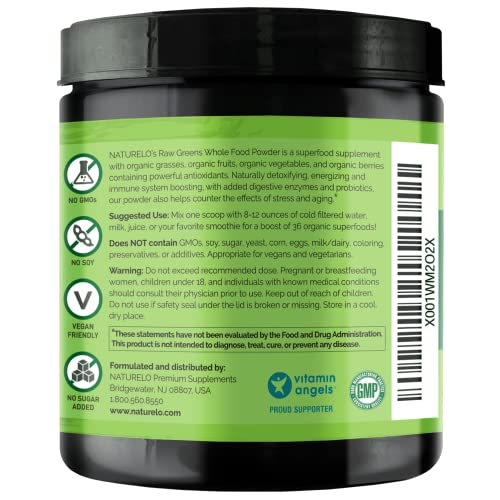 Foto 3 pulgar | Superalimento en Polvo Naturelo Verduras Crudas Bayas Silvestres 30 Porciones - Venta Internacional