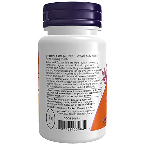 Foto 4 pulgar | 60 Cápsulas Blandas de Luteína y Zeaxantina Supplement Now Foods Paquete de 2 - Venta Internacional