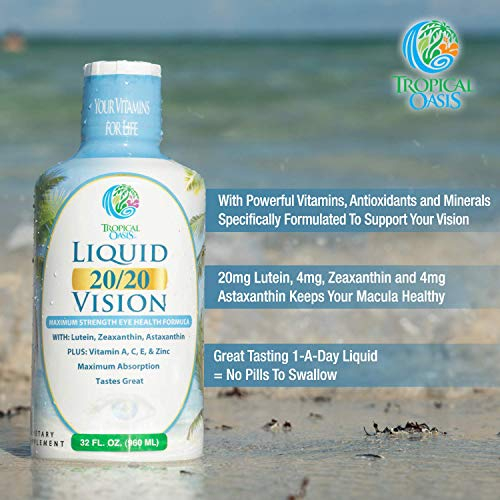 Foto 5 | Suplemento Tropical Oasis Liquid 20/20 Visión 32 ml - Venta Internacional