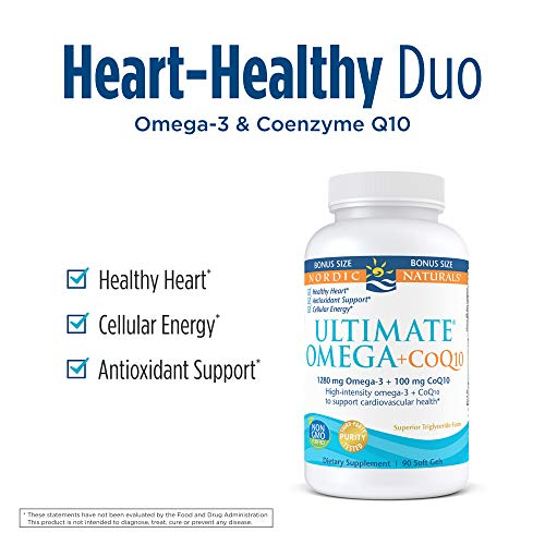 Foto 4 pulgar | Suplemento Nordic Naturals Ultimate Omega + Coq10 90 Soft Ge - Venta Internacional.