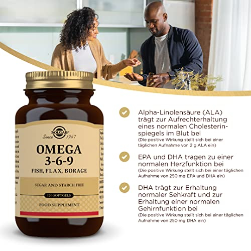 Foto 4 pulgar | Suplemento Solgar Omega 3-6-9 1300 Mg 120 Cápsulas Blandas - Venta Internacional
