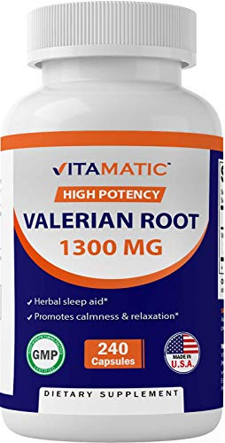 Foto 2 pulgar | Suplemento Vitamínico de Raíz de Valeriana 1300 Mg 240 Cápsulas X3 - Venta Internacional